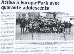 Sortie Europapark